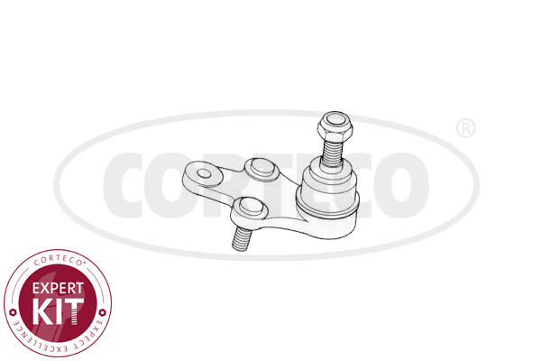CORTECO Bærekugle 49395999 venstre foraksel for TOYOTA
