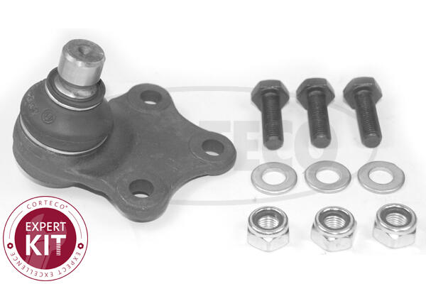 CORTECO Bærekugle 49398691 venstre foraksel for PEUGEOT