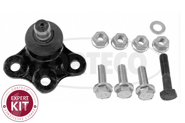 CORTECO Bærekugle 49398846 venstre foraksel for VAUXHALL
