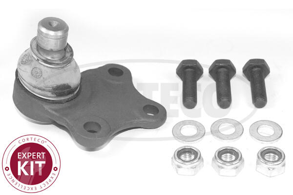 CORTECO Bærekugle 49398984 venstre foraksel for PEUGEOT