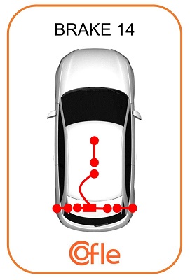COFLE Håndbremsekabel 115758 venstre for OPEL