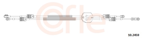 COFLE Kabel, manuel gearkasse 102459 for FORD