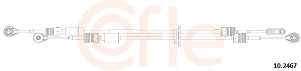 COFLE Kabel, manuel gearkasse 102467 for FORD