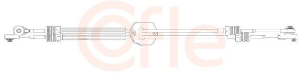 COFLE Kabel, manuel gearkasse 102468 for FORD