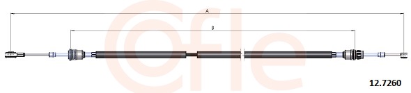COFLE Kabel, manuel gearkasse 127260 for FIAT