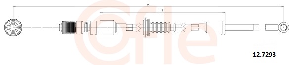 COFLE Kabel, manuel gearkasse 127293 for IVECO