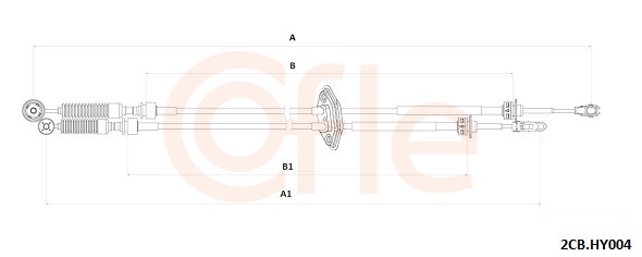COFLE Kabel, manuel gearkasse 922cbhy004 for HYUNDAI