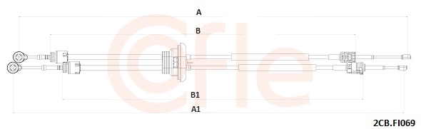 COFLE Kabel, manuel gearkasse 922cbfi069 for FIAT PEUGEOT
