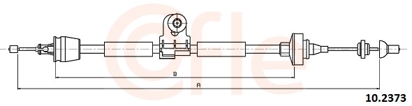 COFLE Koblingskabel 102373 for RENAULT