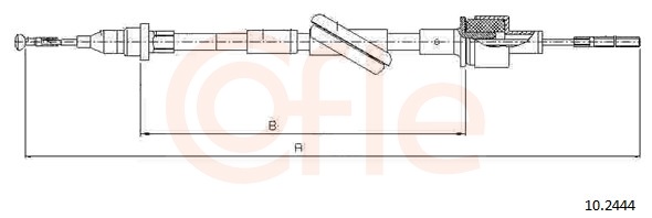 COFLE Koblingskabel 102444 for FORD