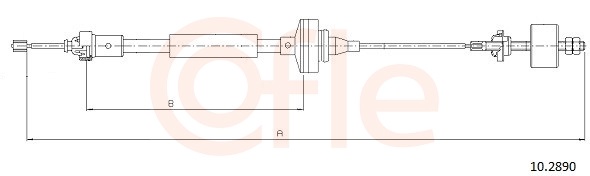 COFLE Koblingskabel 102890 for DACIA