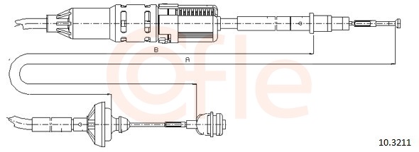 COFLE Koblingskabel 103211 for VAG