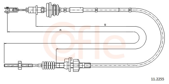 COFLE Koblingskabel 112255 for CITROËN