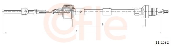 COFLE Koblingskabel 112532 for OPEL