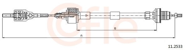 COFLE Koblingskabel 112533 for OPEL