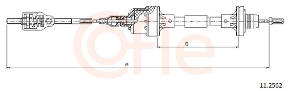 COFLE Koblingskabel 112562 for OPEL