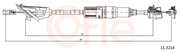 COFLE Koblingskabel 113214 for PEUGEOT