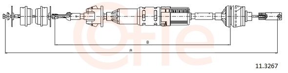 COFLE Koblingskabel 113267 for PEUGEOT