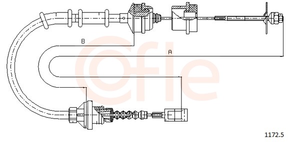 COFLE Koblingskabel 11725 for FIAT