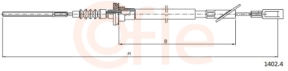 COFLE Koblingskabel 14024 for FIAT