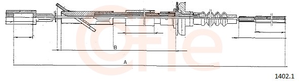 COFLE Koblingskabel 14021 for FIAT