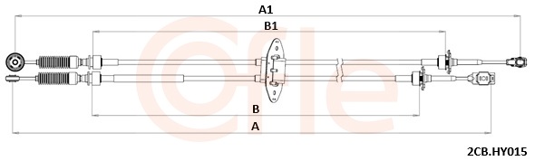 COFLE Kabel, manuel gearkasse 922cbhy015 for HYUNDAI