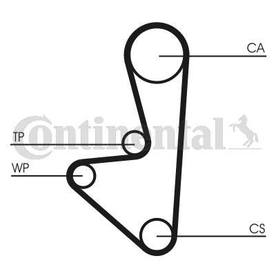 CONTINENTAL CTAM Tandrem ct1067 for PEUGEOT FIAT