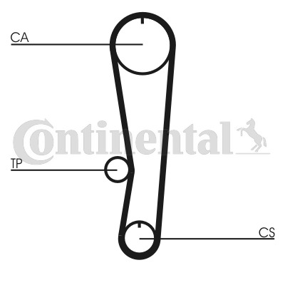 CONTINENTAL CTAM Tandrem ct824 for SUBARU SUZUKI