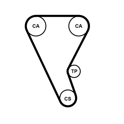 CONTINENTAL CTAM Tandrem ct1233 for FORD