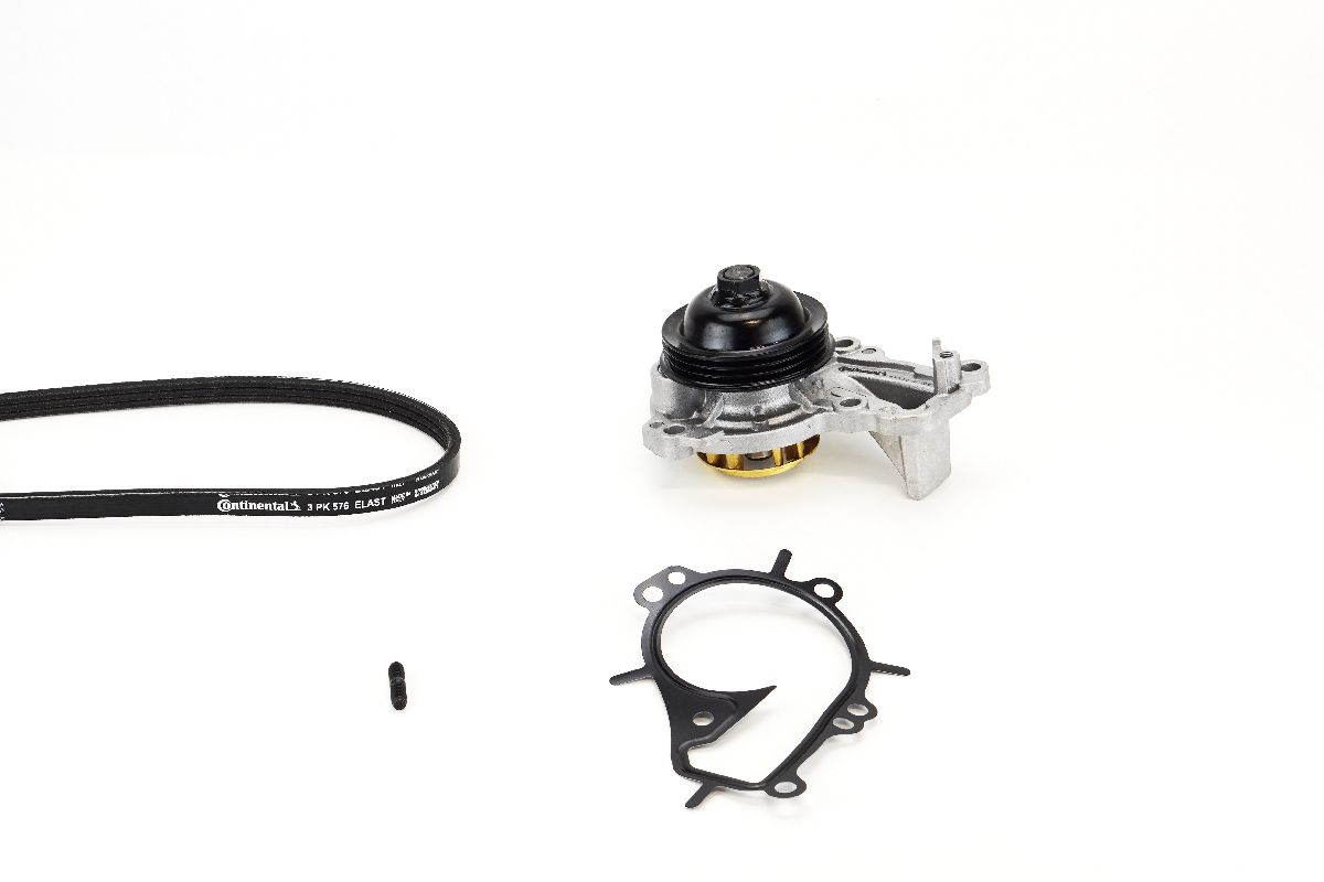 CONTINENTAL CTAM Vandpumpe + kileremssæt 3PK576 ELAST WP2 for VAUXHALL DS