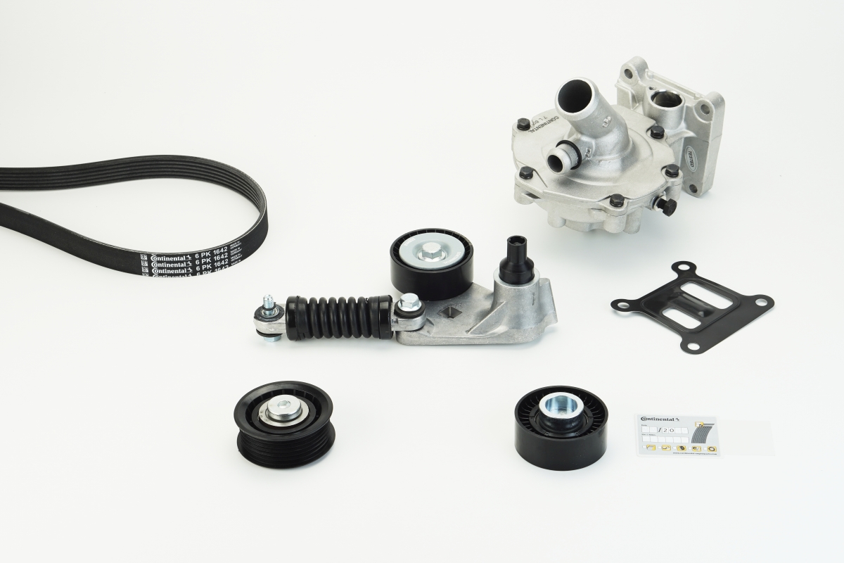 CONTINENTAL CTAM Vandpumpe + kileremssæt 6PK1642WP2 for FORD