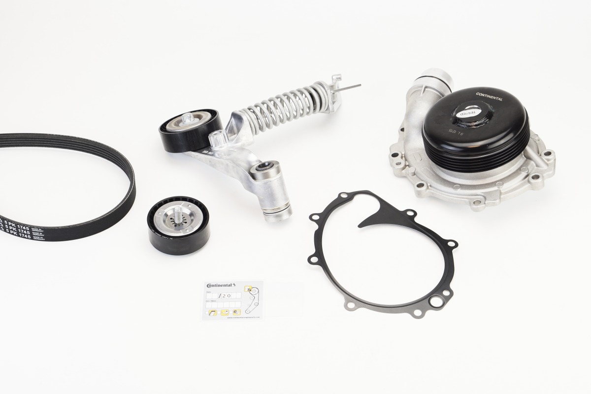 CONTINENTAL CTAM Vandpumpe + kileremssæt 5PK1745WP1 for MERCEDES-BENZ