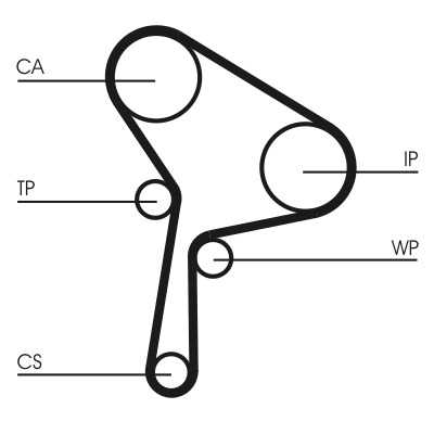 CONTINENTAL CTAM Vandpumpe + tandremssæt ct1025wp2 for VOLVO OPEL VAUXHALL GENERAL MOTORS MITSUBISHI NISSAN RENAULT
