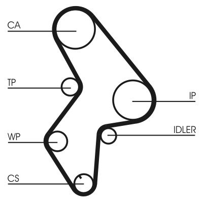 CONTINENTAL CTAM Tandrem ct1061 for FIAT CITROËN PEUGEOT HYUNDAI ROVER SUZUKI