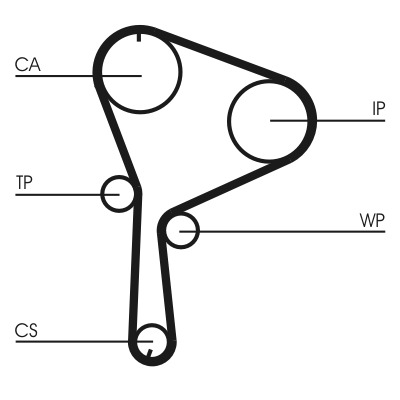 CONTINENTAL CTAM Tandrem ct1064 for NISSAN RENAULT SUZUKI