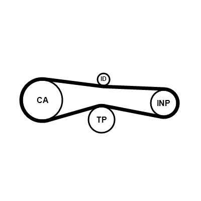 CONTINENTAL CTAM Tandrem ct1131 for VW PORSCHE