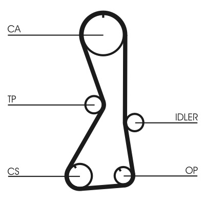 CONTINENTAL CTAM Tandrem ct1016 for MITSUBISHI