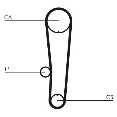 CONTINENTAL CTAM Tandrem ct1017 for MITSUBISHI SUZUKI