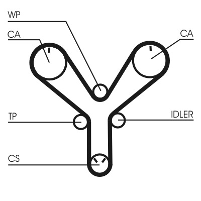 CONTINENTAL CTAM Tandrem ct1147 for TOYOTA LEXUS