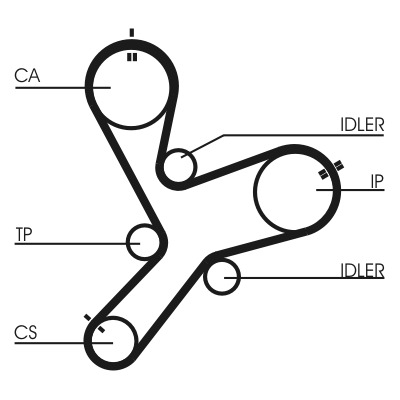 CONTINENTAL CTAM Tandrem ct1152 for MITSUBISHI