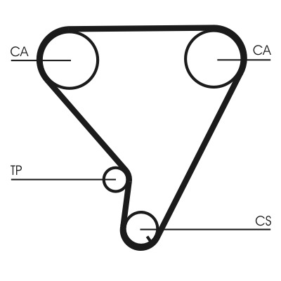 CONTINENTAL CTAM Tandrem ct1033 for NISSAN
