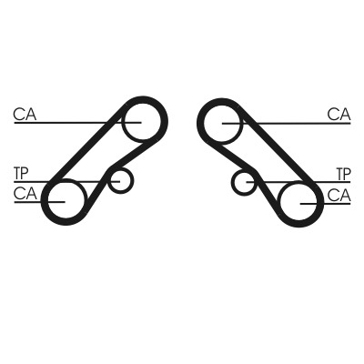 CONTINENTAL CTAM Tandrem ct1074 for KIA