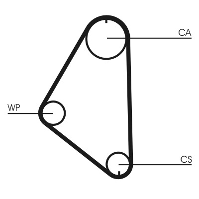 CONTINENTAL CTAM Tandrem ct558 for OPEL DAEWOO VAUXHALL ROVER