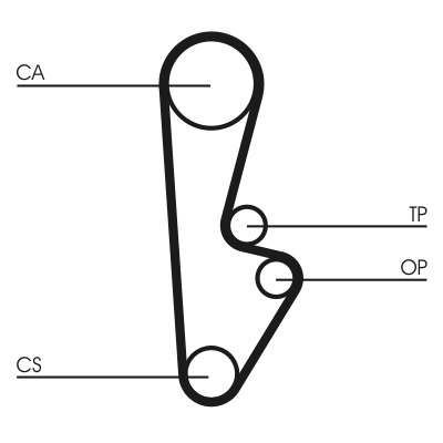 CONTINENTAL CTAM Tandrem ct559 for HONDA