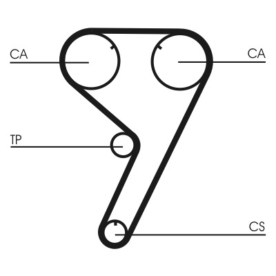 CONTINENTAL CTAM Tandrem ct608 for FIAT LANCIA ALFA ROMEO