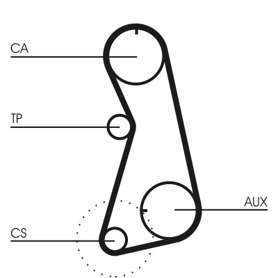 CONTINENTAL CTAM Tandrem ct630 for VW
