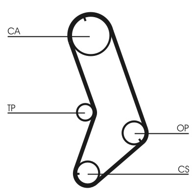 CONTINENTAL CTAM Tandrem ct647 for ZASTAVA SEAT RENAULT PEUGEOT