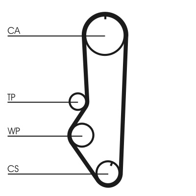 CONTINENTAL CTAM Tandrem ct688 for FORD