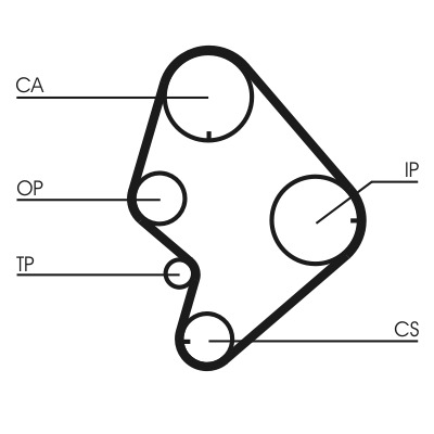 CONTINENTAL CTAM Tandrem ct723 for TOYOTA VW