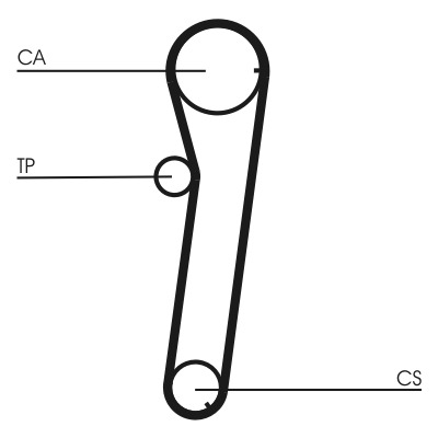 CONTINENTAL CTAM Tandrem ct739 for DAIHATSU KIA